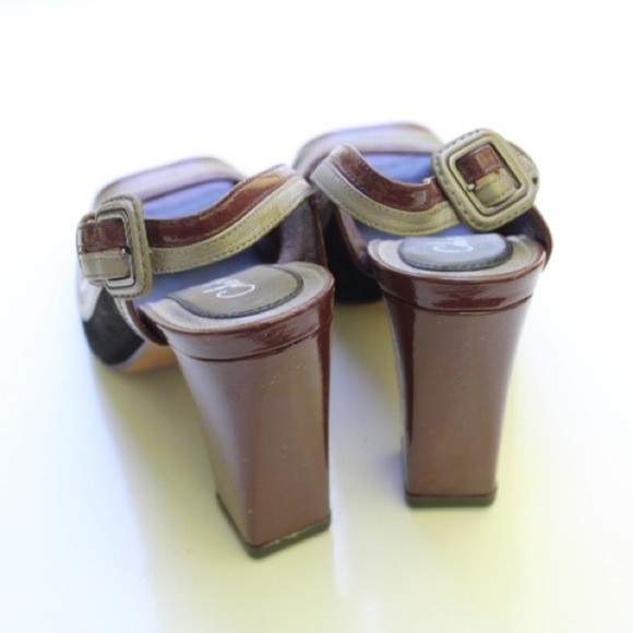 Cole Haan sling back peep toe pumps - Picture 4 of 8